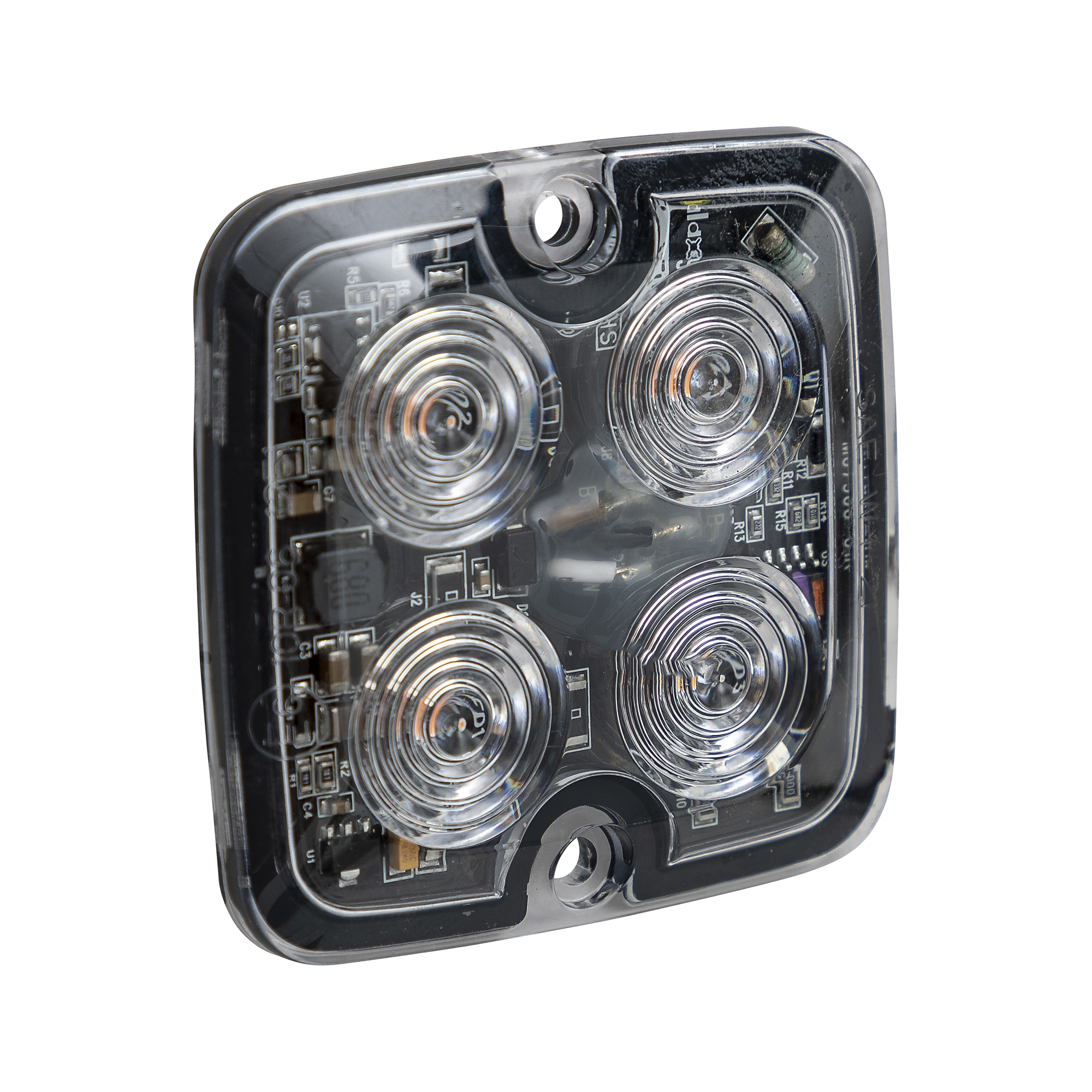 Buyers Products, 2in. LED Emergency Safety Truck Warning Flash Strobe Light, Light Type LED, Lens Color Amber, Included (qty.) 1 Model# 8892140